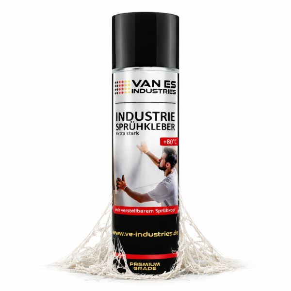 VAN ES INDUSTRIES Sprühkleber 500ml permanent haftend bis 80°C  für Polster, Schaumstoff, etc.