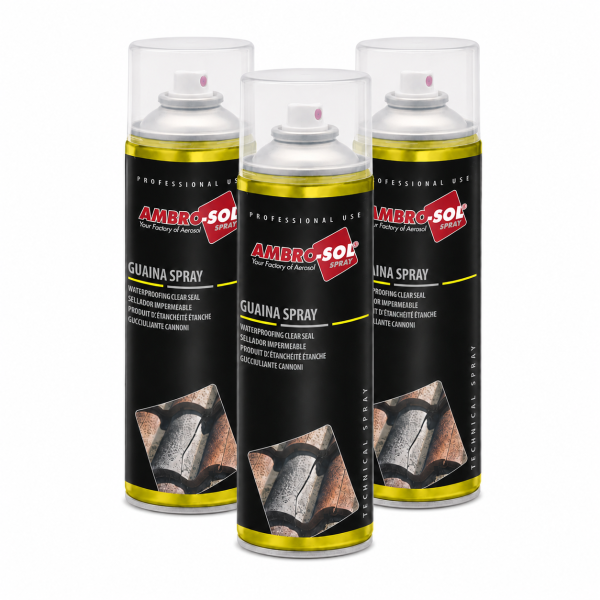 Dichtungsspray Transparent 3x 500ml Dichtspray Allesdichter zum Isolieren Abdichtung Reparatur