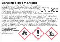 VAN ES INDUSTRIES Bremsenreiniger Spray 500ml 360° Power-Strahltechnik Teilereiniger Entfetter Sprühdose Acetonfrei Spraydose