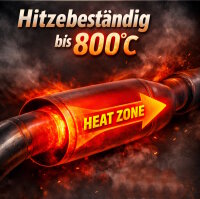 Ofenlack Ofenfarbe hitzebeständige Thermolack Kaminlack Farbe 800°C  schwarz-matt 400 ml