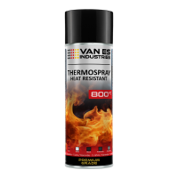 Ofenlack Ofenfarbe hitzebeständige Thermolack Kaminlack Farbe 800°C  schwarz-matt 400 ml