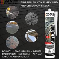 Profi Power Bitumenschindelkleber 310ml Bitumenkleber