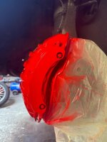VAN ES INDUSTRIES 300°C BREMSSATTELFARBE  400 ml ROT - Farbe für Bremssättel und -trommeln